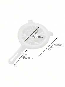 Plastic Food Strainer With Dual Handles - Fine Mesh Nylon Filter, Suitable For Soy Milk, Coffee, Juice, Mesh Nylon Filter, Suitable For Soy Milk, Coffee, Juice…Kitchen Essentials, Kitchen Strainer Set With Fine Mesh, Essential Kitchen Tool For Baking - Multicolor - View 7