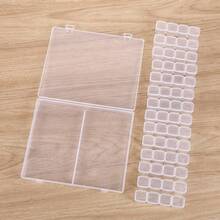 Plastic Storage Box For Nail Art Decoration And Jewelry Rhinestone Sequin Earrings Organizer - Multicolor - View 7