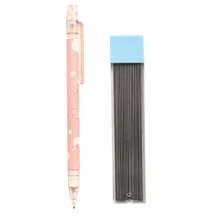 3PCS Sweet Peach Automatic Pencils + 1 Box Of Lead Refills (100pcs) - Random Style - HB Pencils, Retractable Plastic Pencils With Cute Cartoon Design, Fruit Theme, Ideal Student Gift - A - View 8