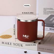Cangkir Minum Stainless Steel 304, Mug Kopi Portabel, Cangkir Dua Lapis untuk Minuman Dingin dan Panas, Tumbler Tertutup yang Dapat Digunakan Kembali - MultiWarna - View 14