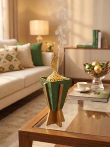Multiple Models/Styles Resin Incense Burner/Holder, One Resin Incense Burner With Arabic Characters, Heat-Insulated And Anti-Scalding, Home Decor, Also Suitable For Aromatherapy, Can Be Used As Holiday Gift, Saudi National Day - Celebration Edition - View 7