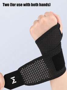 Heavy-Duty Adjustable Wrist Brace With Thumb Loop For Optimal Joint Stabilization Breathable Fabric Compression Strap Relieve Wrist Fatigue Sports Wristband For Powerlifting Wrist Band Gym Accessory Sports Protective Gear Men And Women - Multicolor - View 19