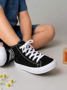 Kids Tennis Shoes - Black - View 1