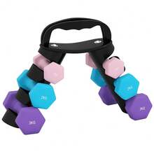 2 X 1kg, 2 X 2kg, 2 X 3kg Dumbbells Set With Dumbbell Rack, Hand Weights For Home Gym Training - T0001-01-3569 - View 1