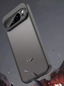 Skin-Feel PC Hard Shell Four-Corner Anti-Drop Phone Protective Case For Pixel 6 6a 6pro 7 7a 7pro 8 8a 9 9a 9pro Xl 10 10a 10 Proxl 11 11 Pro 11 Pro Xl - Black - View 8