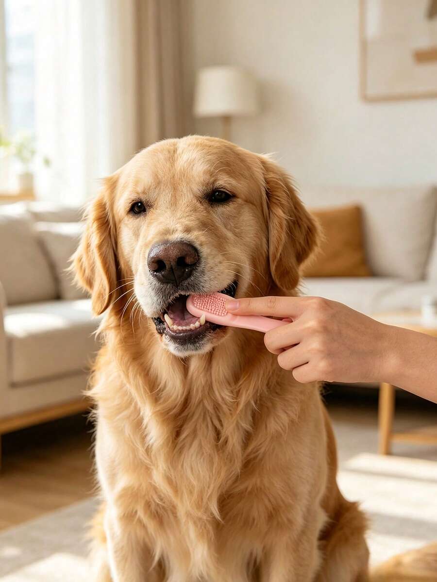 Pet Finger Toothbrush, Pet Toothbrush, Silicone Toothbrush, Puppy & Cat Finger Toothbrush Set, Finger Pet Toothbrush, Suitable For Cats & Dogs