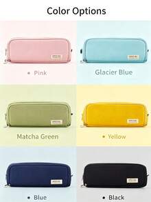 1/2pcs Large Capacity Black Multi-Compartment Pencil Case, Cute Stationery Storage, Portable Pencil Pouch, Student Back To School Essential, School Supplies, Classroom Necessity, College Dorm Necessity, School Pencil Case, Women's Pencil Case, Back To School Season - Multiple Styles - View 8