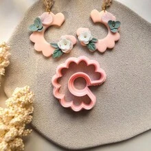 Square-Shaped Flower Polymer Clay Cutting Tool, Irregular Geometric Mold, Suitable For Diy Handmade Earrings And Jewelry Handicrafts - Irregular Geometric - View 3