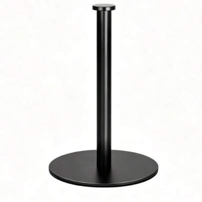 Freestanding Paper Towel Holder With Weighted Non-Slip Base And Unique Decorative End Cap, Easy Assembly, Suitable For Kitchen And Bathroom Countertops