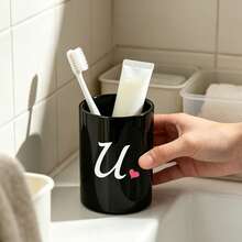 High-End Style Rinse Cups In Various Colors, Creative Toothbrush Cups, Stylish Couple Rinse Cups, Luxury Dorm Student Wash Cups, Household Kids' Toothbrush Cups, Minimalist Style Rinse Cups - Multicolor - View 5