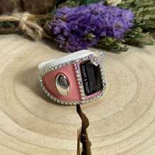 Cincin Tasbih Bunga Kristal Berlian Imitasi Berkilau Sepenuhnya, Cincin Jari Lebar dan Lembut Nyaman untuk Pemakaian Lama, Layar Besar Definisi Tinggi dengan Pengaturan Ulang Sekali Klik untuk Membaca Senyap, Aksesori Berlian Imitasi Berkilau Mewah Berwarna-warni Macaron, Penghitung Doa dan Meditasi Wanita Muslim, Hadiah Idul Fitri untuk Anak Perempuan - Beraneka warna - View 5