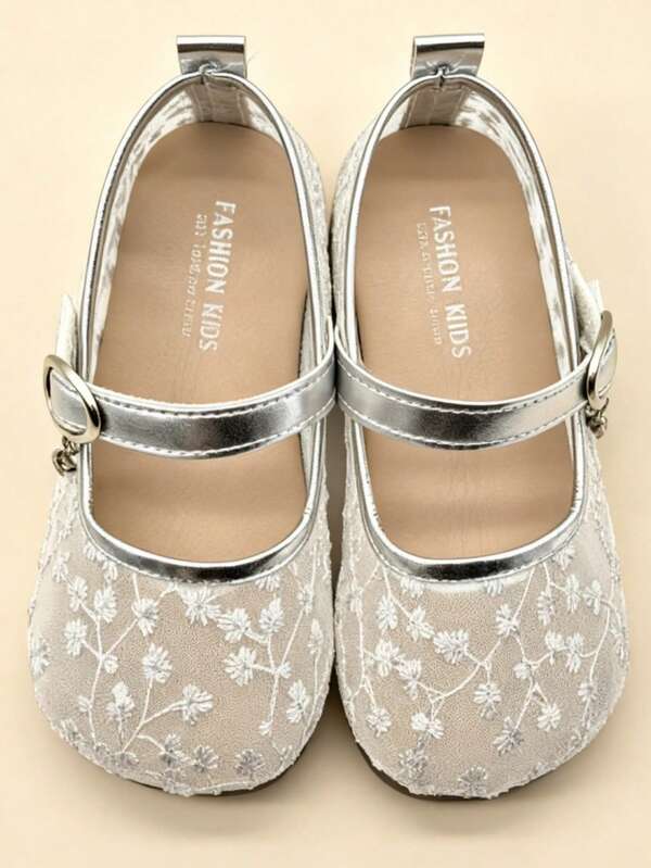 Girls' All-Season Mary Jane Shoes Series, Available In Red / Black / Beige / Silver And More Colors, Lace / Mesh / PU And Other Materials, Hook And Loop / Metal Buckle Multiple Closure Styles. Featuring Sweet Princess, Vintage Academic, Korean Minimalist Styles, Soft Sole Anti-Slip, Suitable For Daily, School, Wedding, Birthday, Performance And More Occasions.