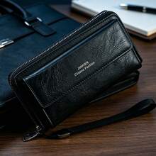 1 buah Dompet Kartu Pop-Up Premium PU Pria, Dompet Anti-Pencurian RFID, Kapasitas Besar dengan Banyak Slot, Dapat Menampung Ponsel, Portabel untuk Dibawa Sehari-hari - MultiWarna - View 8
