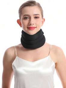 1 Pack, New Outdoor Sports Neck Support Strap, Three-Stage Adjustable To Prevent Sagging, Neck Strap For Office And Home Use, Breathable Sponge Shoulder And Neck Sleeve, Suitable For Long Sedentary Hours During Daily Office Work - Multicolor - View 5