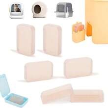 Pet Odor Eliminator Self Cleaning Litter Box, Toilet Odor Control Deodorant Gel, Suitable MW-SC01/MW-SC02/MW-SC03/ MW-SC09 Litter Box (6PCS) - View 1