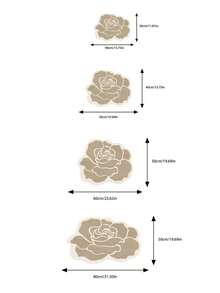 [New Thickened]Kitchen Dish Drying Mat, Table Mat, Absorbent Pad, Countertop Dish Mat, No-Wash Table Mat, Bowl And Plate Drying Mat, Thickness 3.6mm - Beige Flowers - View 9