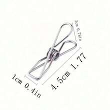 Multifunctional Clothes Hanger With Clips, 1 Pack (40 Clips/30 Clips Optional). Featuring Windproof Design And Strong Hooks, Perfect For Hanging Dresses, Socks, Jeans, Pants, Skirts And More. Suitable For Home, Hotel, Dorm, School And Clothing Store - A Must-Have Storage Solution For Your Home - View 7
