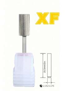 1pc 5.35mm Cylindrical Tungsten Carbide Nail Drill Bit Nail Machine Accessory - Multicolor - View 4