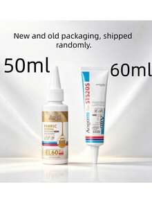 30ml/50ml - Strong Washable Fabric Glue - For Sewing, DIY Crafts And Clothing Repair - Transparent Glue, No Sewing Required, Easy To Apply, With Precision Nozzle, Suitable For Soft Non-Woven Fabric, Daily Home Use - Cream - View 5