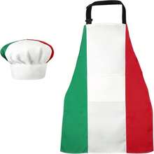 1 Pc Colorblock Chef Hat, Pocket Apron, Hat And Apron Set, Colorblock Chef Hat Suitable For Men And Women, All Season, Suitable For Theme Parties, Pizza Night, Kitchen Gifts And Halloween Parties, Chef Hats, Chef, Chef Hat, Halloween Costume - Multicolor - View 5