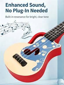 Children's Musical Instrument Guitar Toy Mini Bass Simulation Can Play Ukulele Girl Gift Toy - Multicolor - View 6