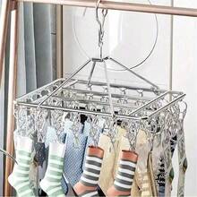 Multifunctional Clothes Hanger With Clips, 1 Pack (40 Clips/30 Clips Optional). Featuring Windproof Design And Strong Hooks, Perfect For Hanging Dresses, Socks, Jeans, Pants, Skirts And More. Suitable For Home, Hotel, Dorm, School And Clothing Store - A Must-Have Storage Solution For Your Home - View 8