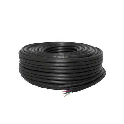 Cable Uso Rudo St 4x14 Negro 100% Cobre 600V Nom 30M Cdc