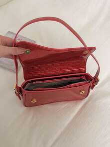 New Versatile Shoulder Bag - Red - View 8