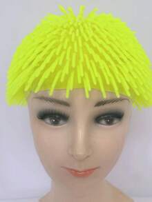 1 Stück stacheliger Gummiball-Hut, lustiger stacheliger Kopfschmuck, geeignet für Streiche, Partys, Feiertagskostüm-Requisiten, Unisex Karnevalsball-Accessoire, Party-Mitgebsel - A - Übersicht 5