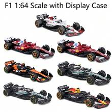 Burago – 1:64 比例合金 F1 賽車模型;精細還原的 F1 單座賽車複製品,附展示盒;建議 14 歲以上使用 - 彩色 - 查看 2