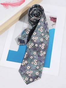 1PC Men's Fashion Versatile Exquisite Printed Pattern Tie Casual Versatile Suitable For Daily Shopping, Banquet, Party, Date Matching - Multicolor - View 8