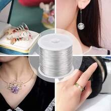 1pc Multi-Specification Transparent Elastic Beading String, Strong & Durable, Clear & Invisible, Smooth Threading, Not Easily Broken, Suitable For Pearl, Jade, Agate Bracelet & Necklace Making, Ample & Durable, Common DIY Jewelry Consumable - Multicolor - View 3