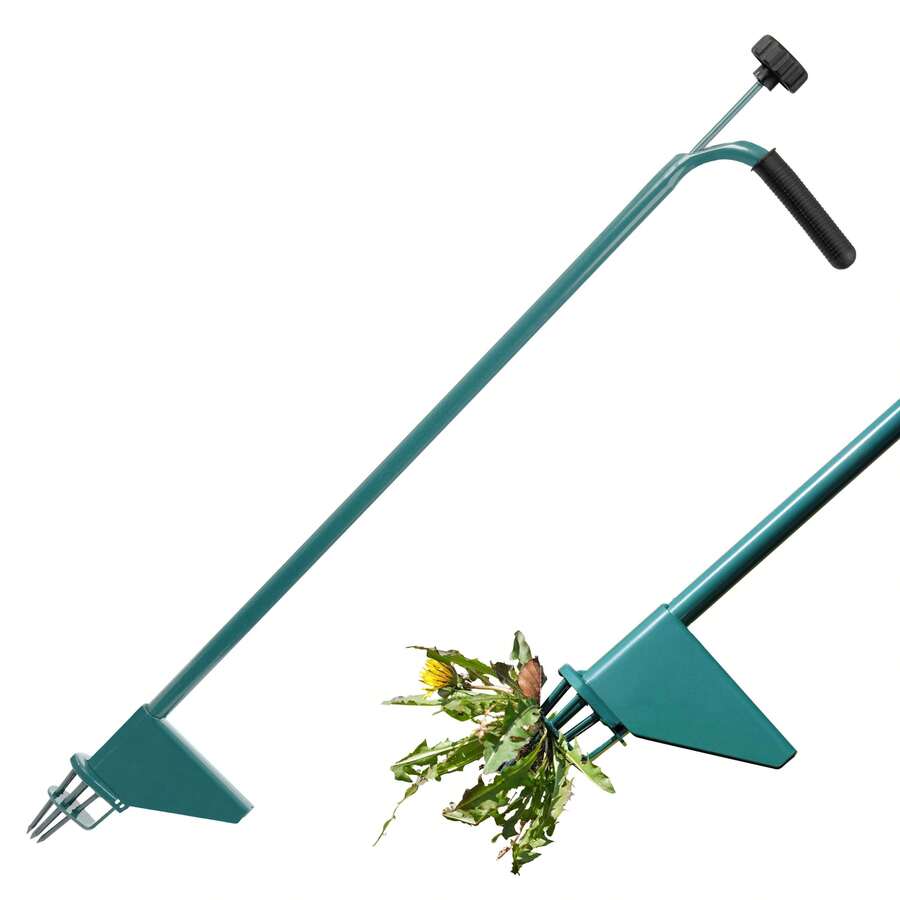 Crystals Steel Garden Root Puller Manual Root Remover Tool With Deep Steel Claws & Foot Pedal, Long Handle Garden Extractor - Weeder - View 1