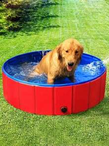 Reversible Stackable Thickened Pet Swimming Pool, Large Capacity Portable, Suitable For Indoor And Outdoor Use (Drainage Hole Position Varies By Model, Image Shown For Reference Only) - Multicolor - View 7
