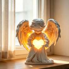 Cross-Border New Cute Heart Angel Flat Garden Stake Holiday Decoration Acrylic Lawn Insert - A - View 2