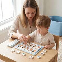 1 Set Animal Seat Matching Math Teaching Aid Addition And Subtraction Board Game, Easy Number Enlightenment For Preschoolers - Multicolor - View 1