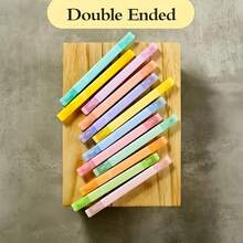 A Set Of Dual-Tip Highlighters In Macaron Shades, Featuring 12 Soft Colors And Quick-Drying, Bleed-Resistant Ink; An Ideal Stationery Gift, Perfect For Decorating Journals, Planners, And Notebooks, As Well As Highlighting Key Information. - Multicolor 1 - View 3