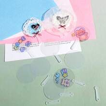 100/50pcs Cute Mini Transparent Hand Fans Handmade DIY Blank Fans Detachable Art Fans For Halloween Wedding Birthday And Party Decorations, Perfect Gifts For Friends Classmates Mothers Colleagues, Decorative Fans - One Size Fits All - View 7