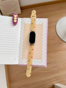 1pc Energetic Strawberry Watch Band Compatible With Apple Watch 38mm 40mm 41mm Cute Watch Band Birthday Gift Series 11 10 9 8 7 6 SE 5 4 3 2 1 Compatible With 18mm 20mm 22mm Compatible With Xiaomi 8/9/10 8/9 Pro Back To School Gift Graduation Gift - Multicolor - View 20