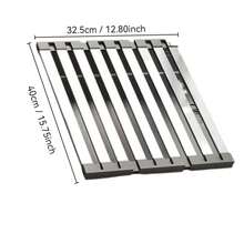 1pc Foldable 304 Stainless Steel Sink Drain Rack, Rust-Proof Roll-Up Design, Moisture Control & Drying, Compact & Durable, Suitable For Small Kitchens And Busy Households For Dish & Vegetable Draining - Multicolor - View 15