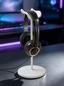 Dudukan Headphone Paduan Aluminium untuk Meja, Tempat Earphone Logam Anti-Selip, Rak Display Headset Stabil, Aksesori Gaming, Dekorasi Ruangan - View 2