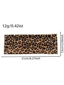 6pcs/Set Elastic Non-Slip Soft Fabric Women's Headbands Tortoise Shell Pattern - Yoga, Running, Sports Hair Accessories - Multicolor - View 3