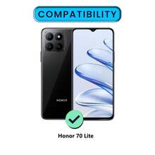 Casing Ponsel Honor 70 Lite, Perlindungan Airbag Empat Sudut yang Diperkuat, Perlindungan Kamera, Casing Ponsel TPU Tipis Fleksibel Transparan Penyerap Guncangan - Clear - View 3