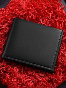 1pc Carbon Fiber Texture Durable Men's Wallet, Ultra-Thin Bifold Design, Business Commute Driving License Card Holder And Wallet In One - Multicolor - View 11