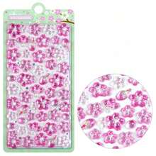 New Seal Candy Drip Stickers Japanese Style Cherry Blossom Water Drop 3D Crystal Embossed Stickers For Girls - Multicolor - View 3