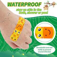 10/100pcs Animal Shaped PE Bandages, Suitable For Minor Abrasions And Cuts, Includes 10 Random Pattern Styles, Suitable For First Aid Kit - View 3