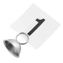 Ins Style Stainless Steel Card Holder Table Card Stand Message Photo Frame Clip Metal Memo Clips Restaurant Home Desktop Decor - View 6
