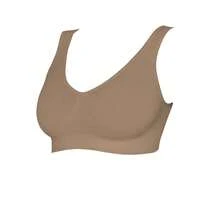 Kit 3 Tops Hanes Alças Largas sem Costura 5762 - Chocolate - Visão 4