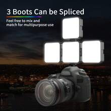 IReal X1 RGB Pocket Fill Light, Portable Mini LED Photography Light, Suitable For Phone Selfie, Outdoor Vlog Shooting, Live Streaming And DSLR Camera Full Color Video Light - one-size - View 9