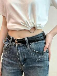 1/4/8/16pcs Metal T-Shirt Hem Clip Invisible Seamless Fixed Buckle Multifunctional Scarf Waist Buckle Buckle Used To Shorten Oversized T-Shirt Hem Clothing Style Elastic Buckle - Multicolor - View 3